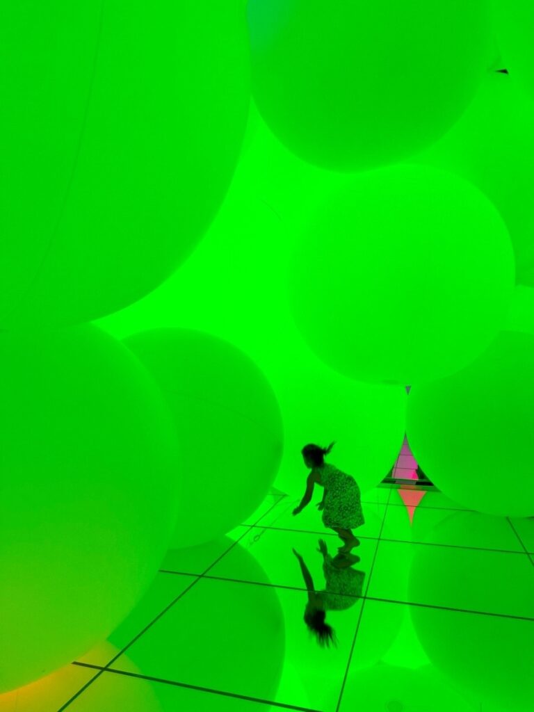 Soft black hole teamlab planets tokio