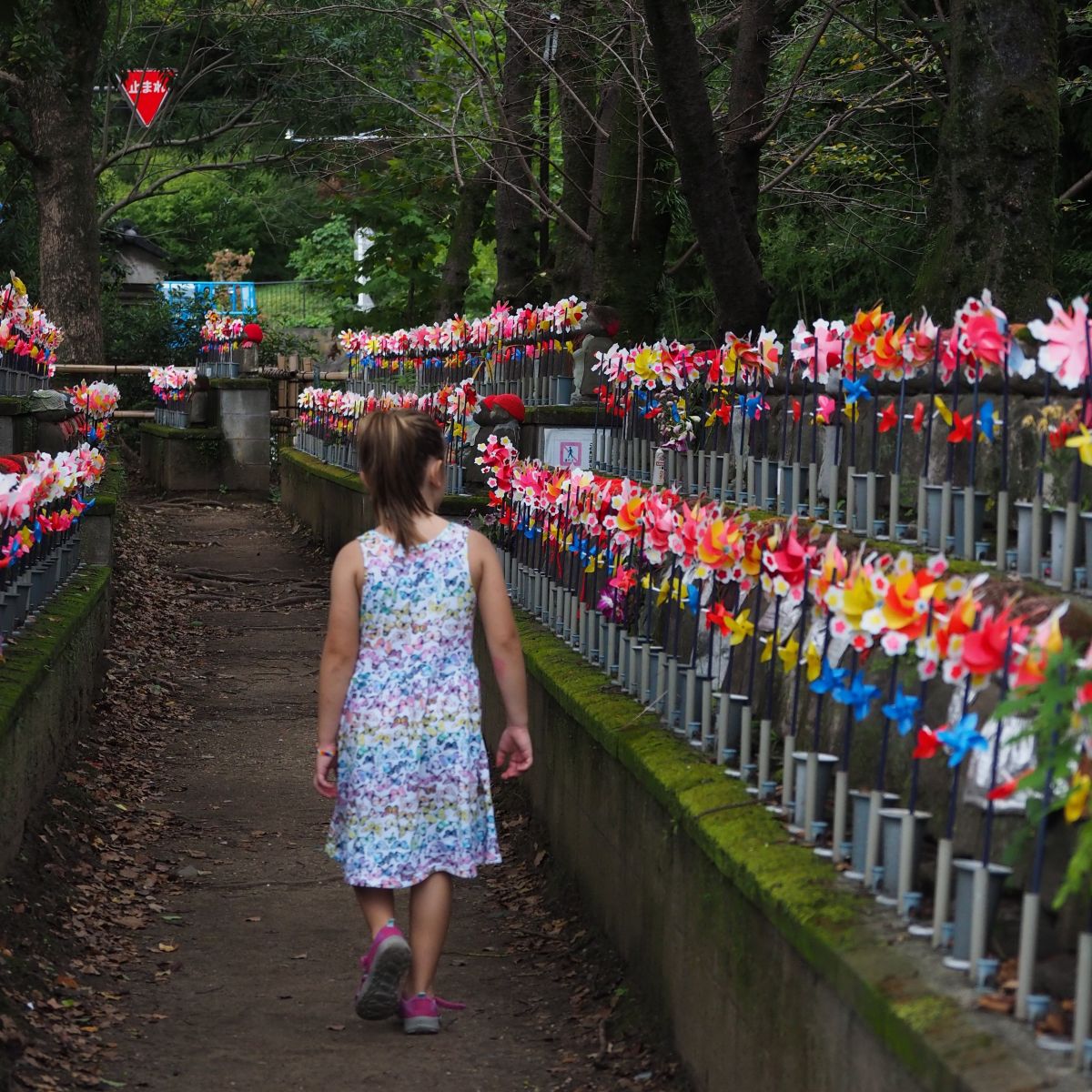 PA045572 recortada Niña pequeña en templo Zozoji Tokio