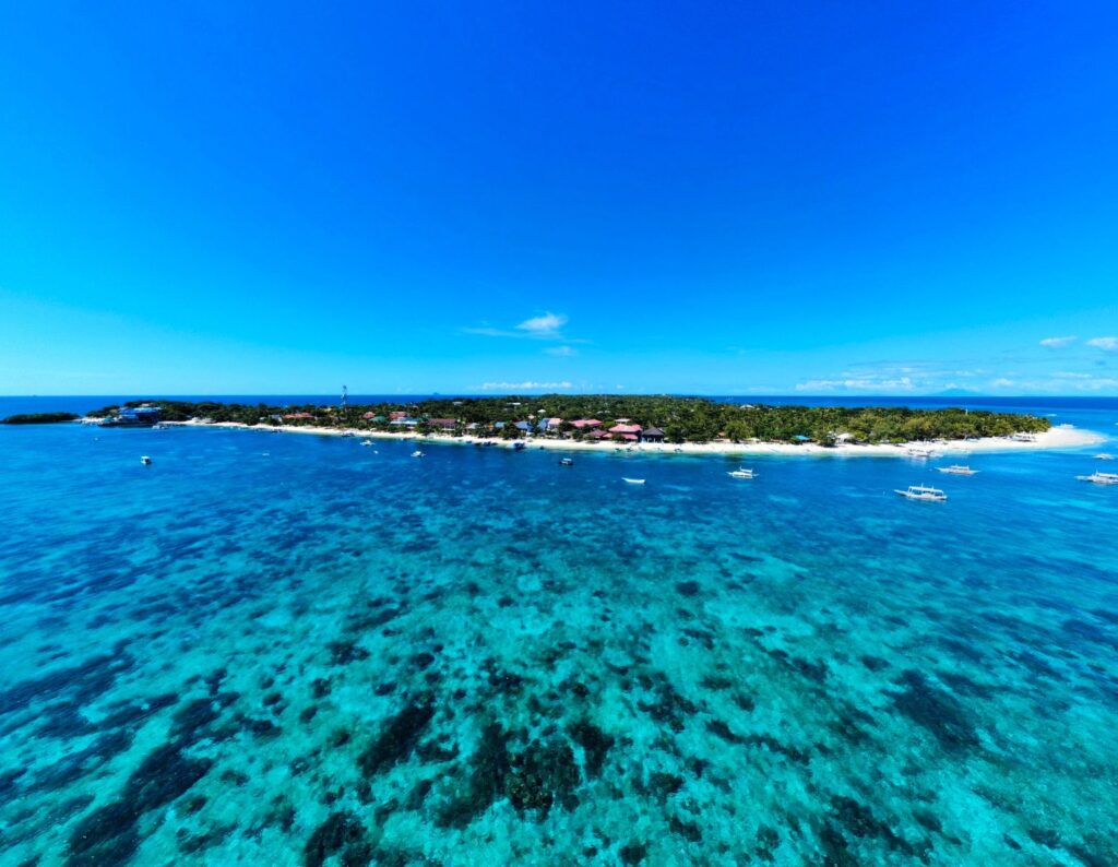 Malapascua vista de dron