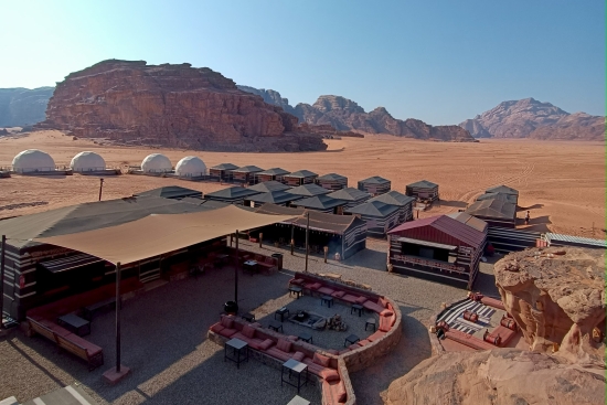 Alojamiento desierto Wadi Rum